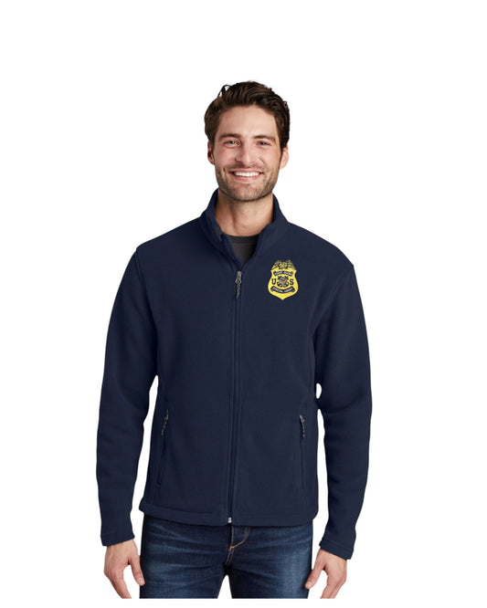 MEN'S CGIS S/A BADGE FLEECE JACKET-F217