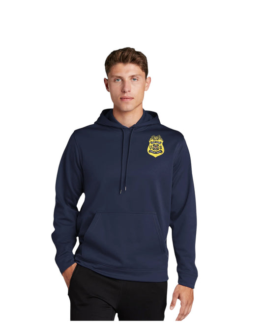 CGIS S/A BADGE WICKING HOODED SWEATSHIRT-F244