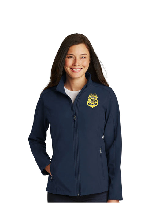 WOMEN'S CGIS S/A BADGE SOFT SHELL JACKET-L317