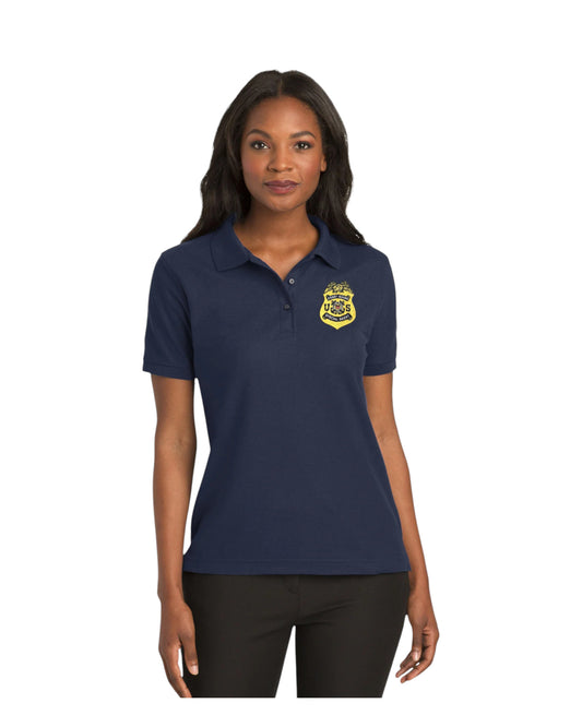 WOMEN'S CGIS S/A BADGE POLO-L500