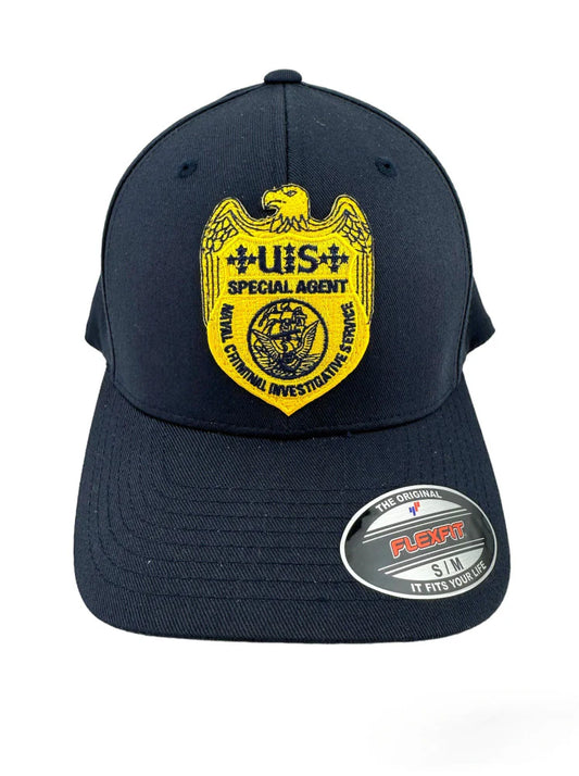 NCIS SPECIAL AGENT BADGE ON FLEX FIT HAT