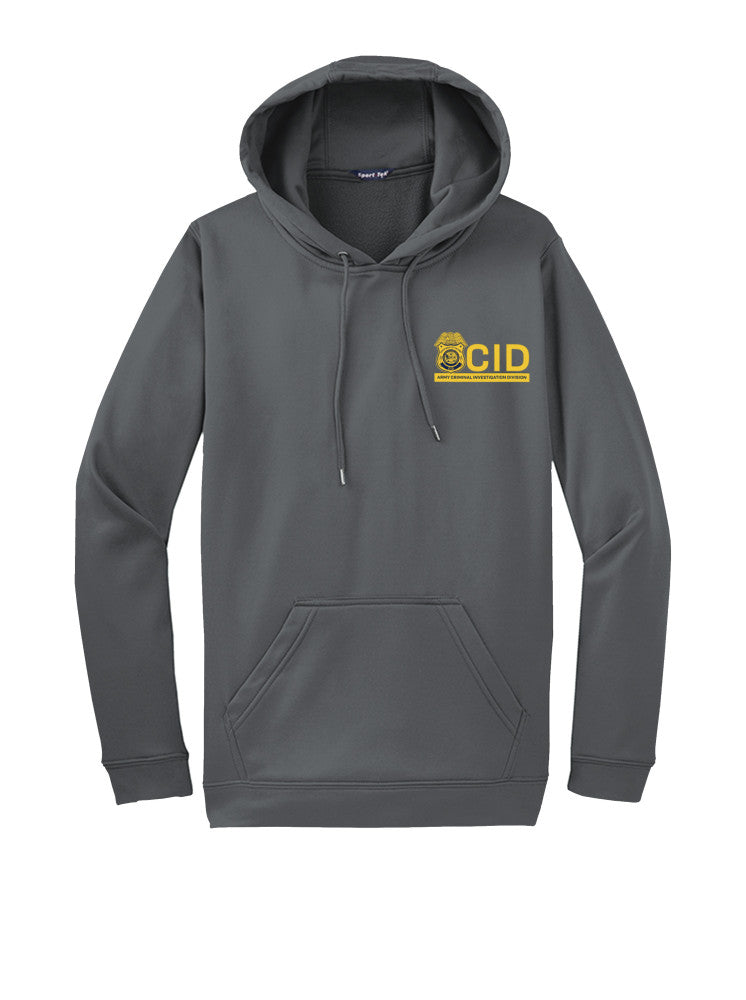 ARMY CID PRINTED WICKING HOODED PULLOVER F244