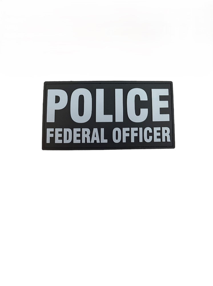 PVC POLICE FEDERAL OFFICER 6"X3"