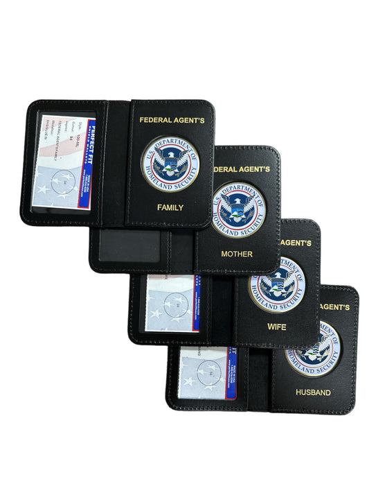 DHS MINI CREDENTIAL CASE FOR FEDERAL AGENT'S FAMILY