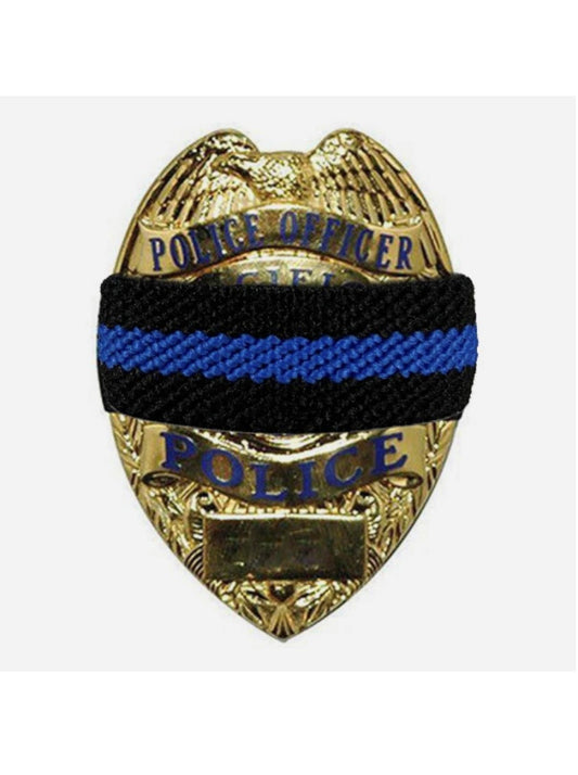 BLUELINE MEMORIAL BAND FOR BADGE-BLACK/BLUE