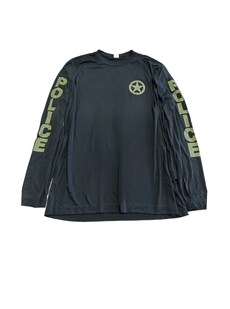 CLEARANCE USMS WICKING RAID LONGSLEEVE T-SHIRT W/ POLICE DOWN SLEEVES