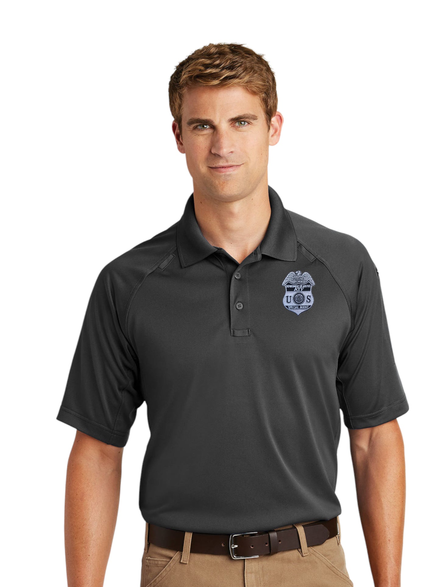 MEN'S ATF S/A BADGE TACTICAL POLO-CS410