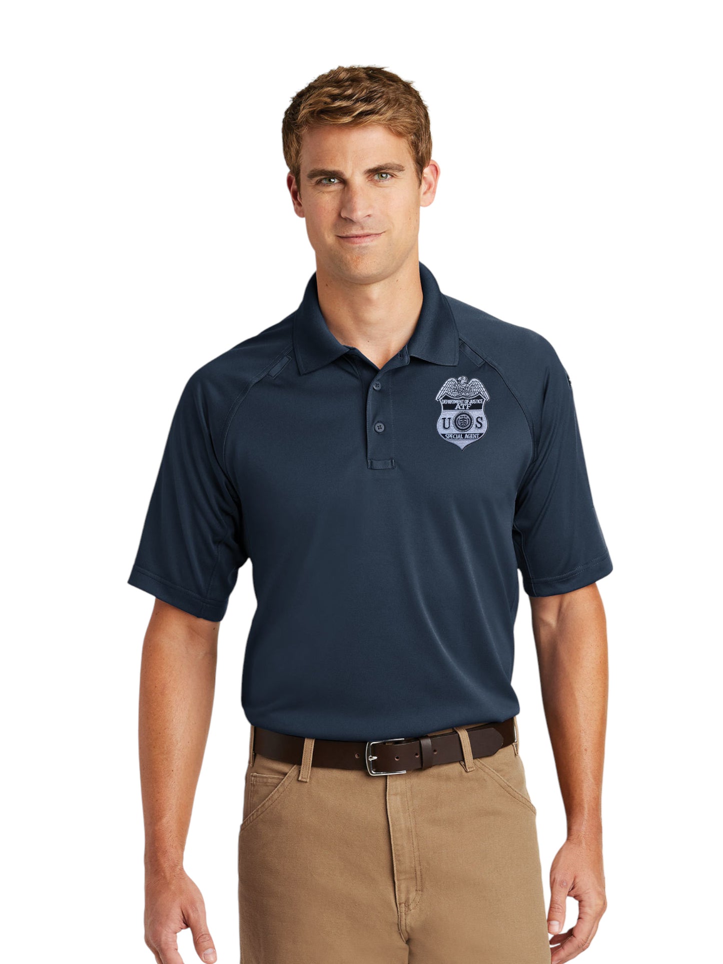 MEN'S ATF S/A BADGE TACTICAL POLO-CS410