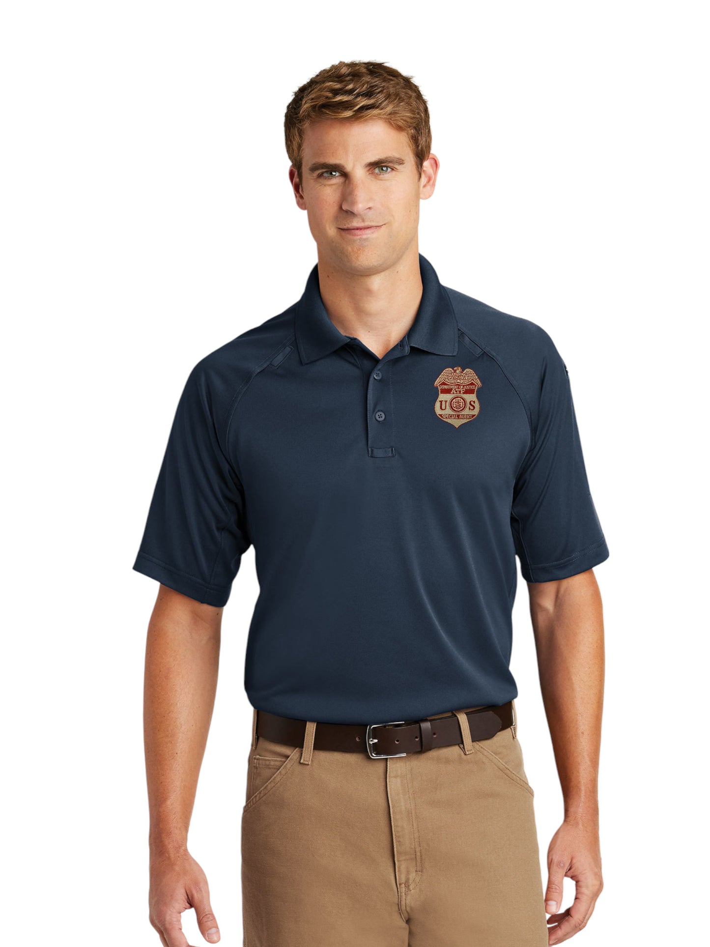 MEN'S ATF S/A BADGE TACTICAL POLO-CS410