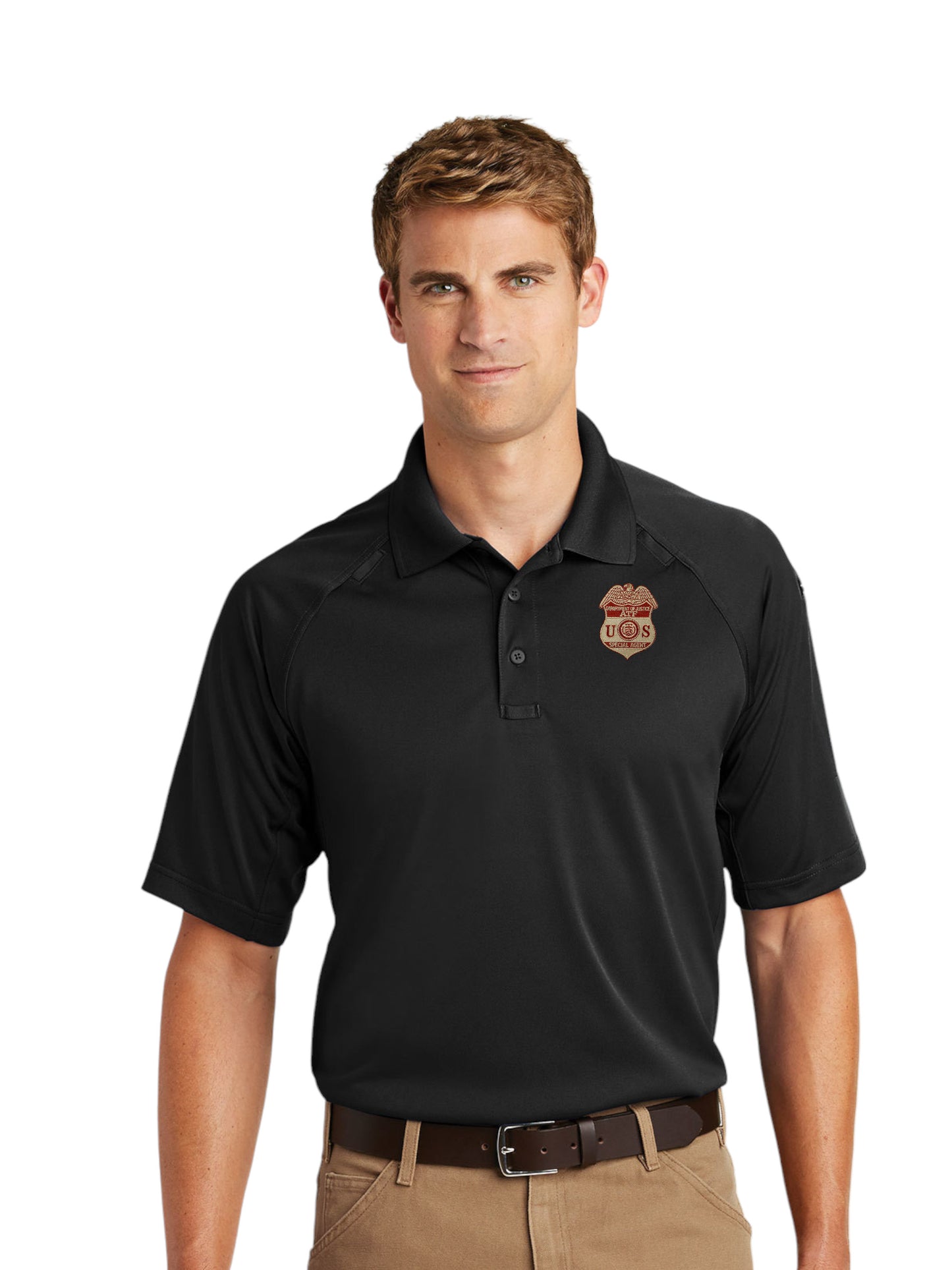 MEN'S ATF S/A BADGE TACTICAL POLO-CS410