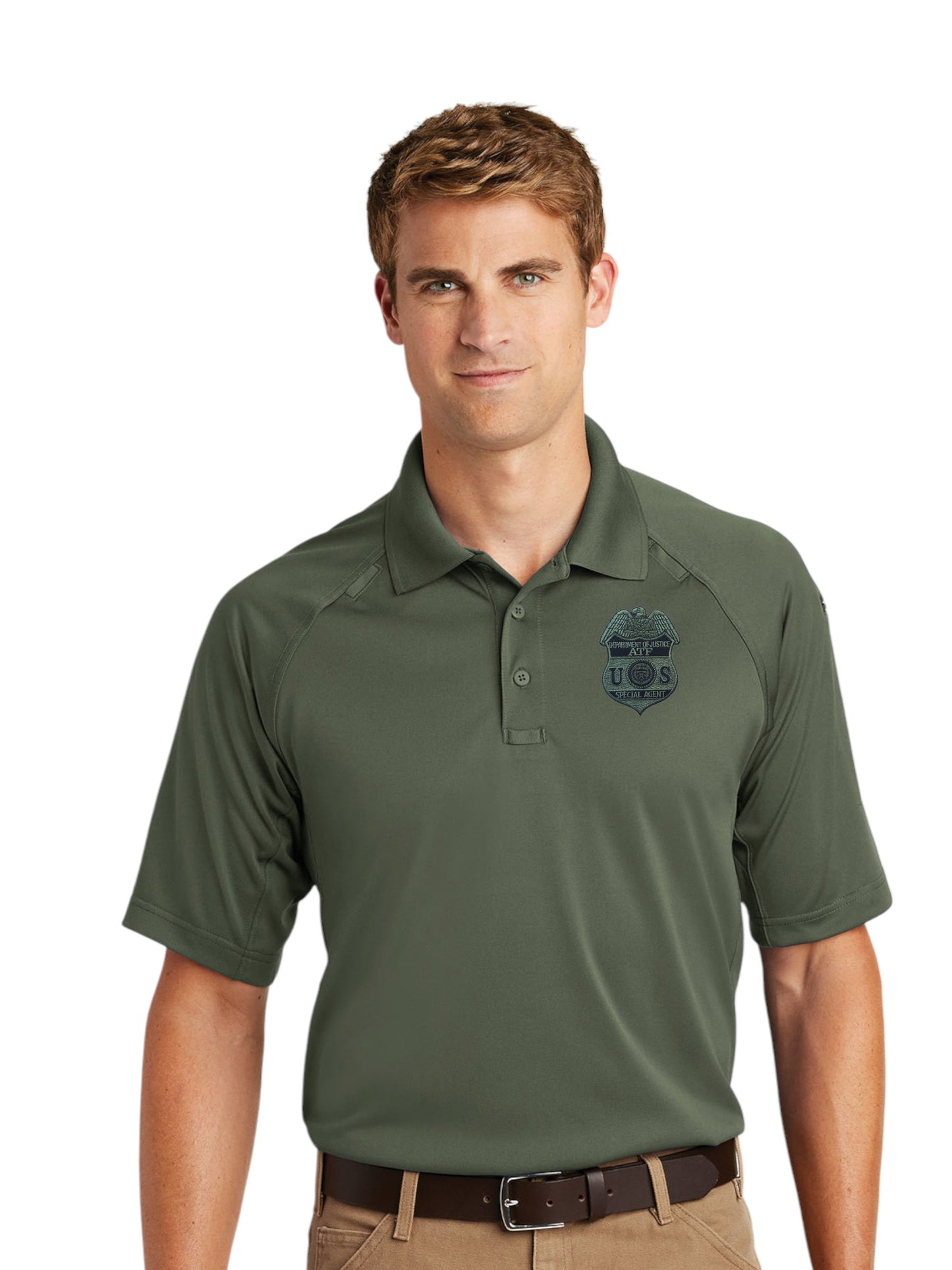 MEN'S ATF S/A BADGE TACTICAL POLO-CS410