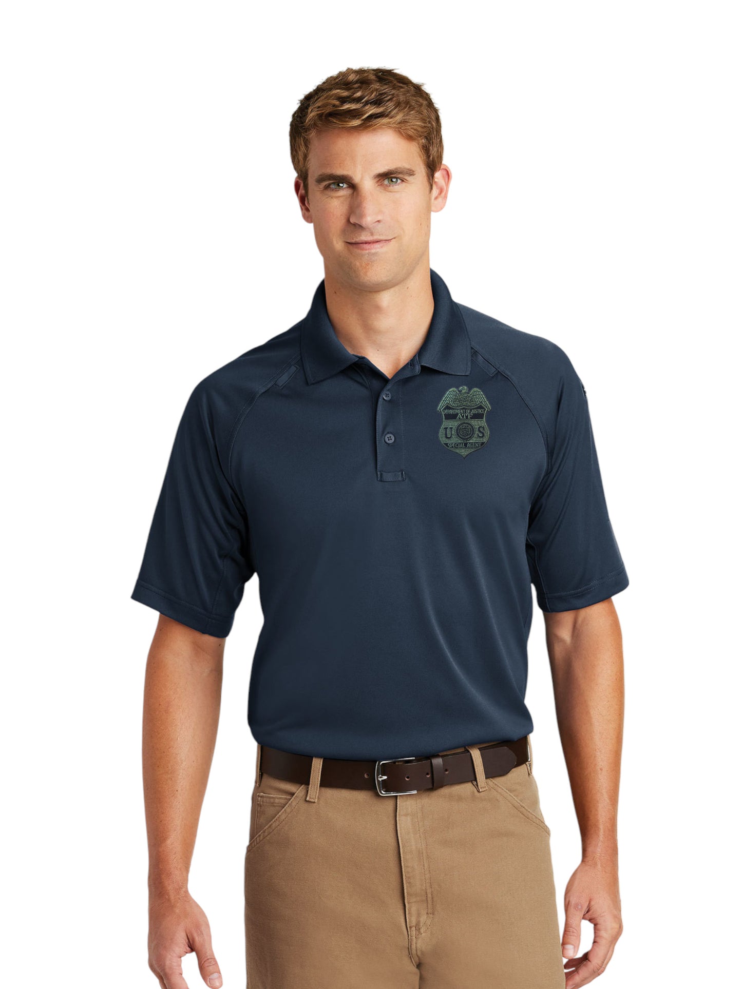 MEN'S ATF S/A BADGE TACTICAL POLO-CS410