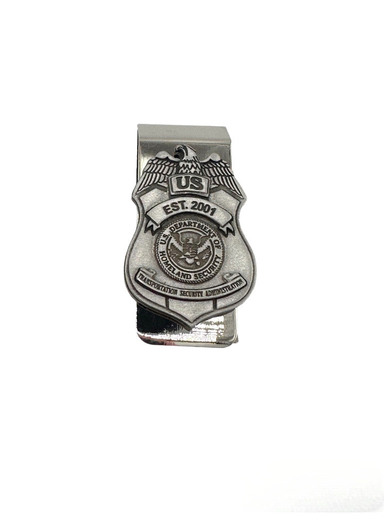 TSA PEWTER MONEY CLIP