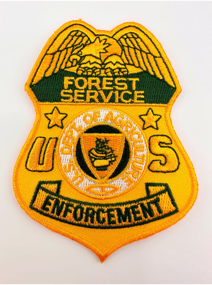 USFS BADGE PATCH ENFORCEMENT 3 3/4"