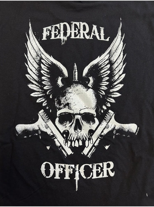 FEDERAL OFFICER SKULL T-SHIRT