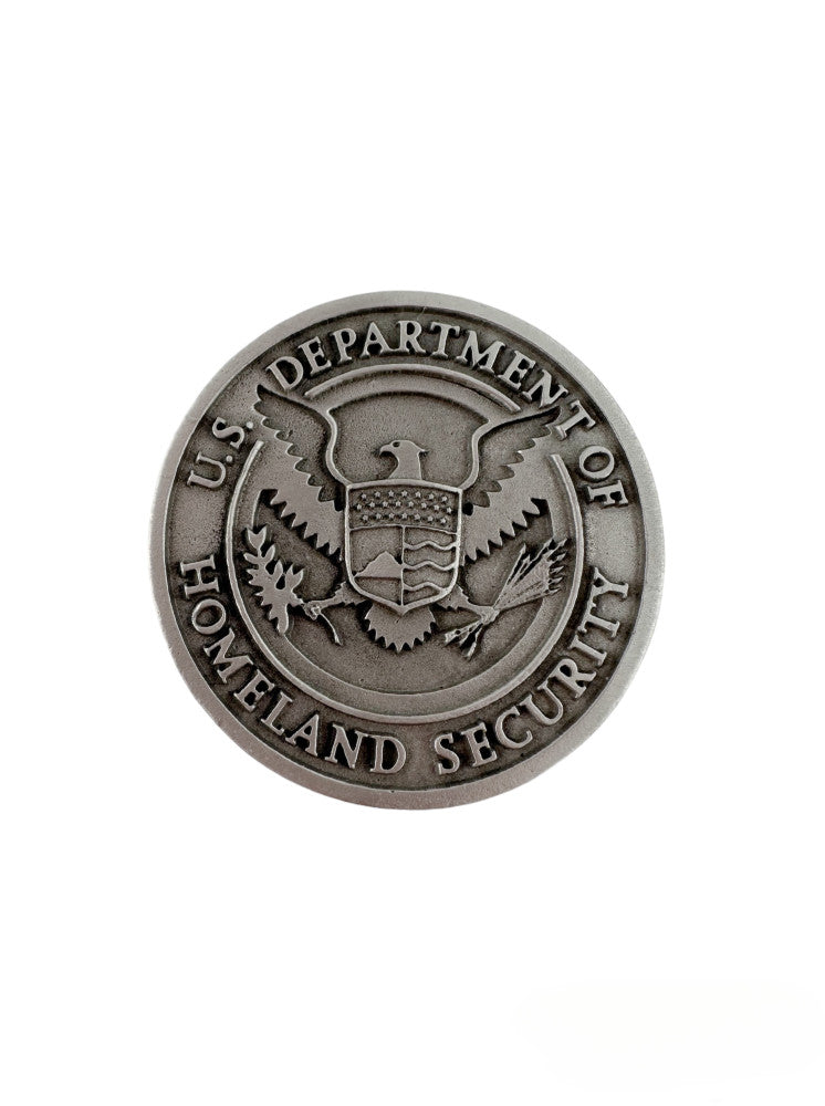 DHS SEAL PEWTER MAGNET