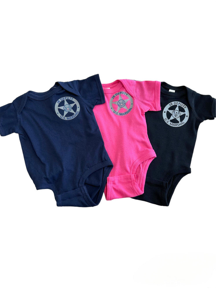 INFANT ONESIE WITH JUNIOR DEPUTY US MARSHAL