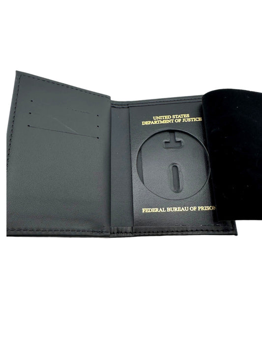 BOP BADGE WALLET 119-A USDOJ/FBOP-BLACK