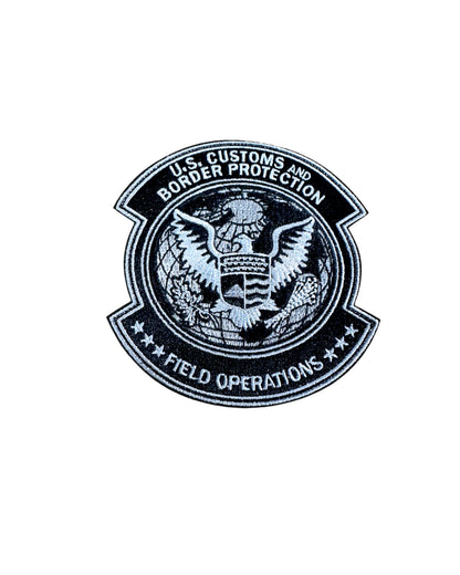 CBP FIELD OPERATIONS SHOULDER PATCH BLACK/GREY