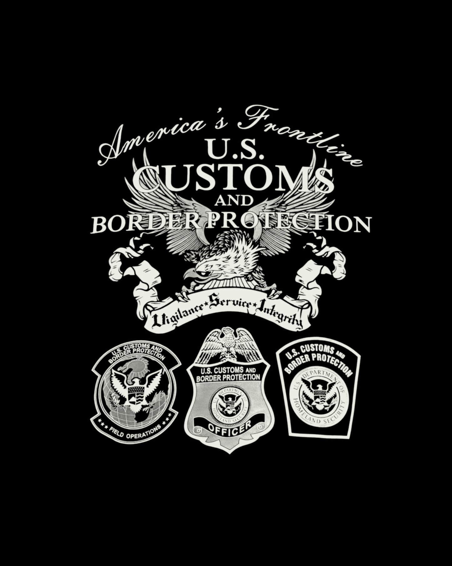 CBP VSI T-SHIRT-BLACK