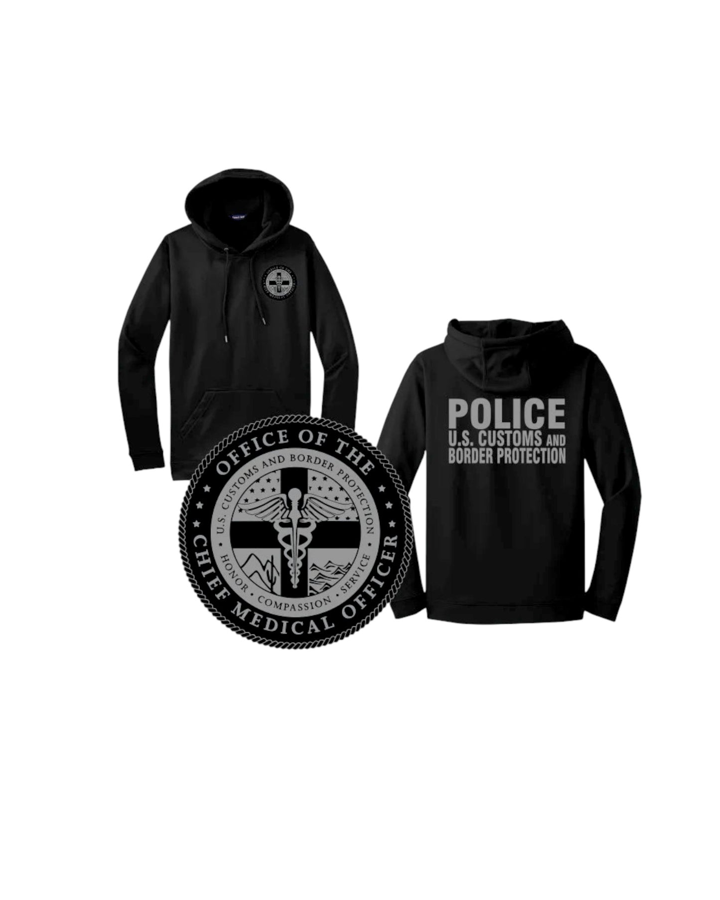 CBP OCMO WICKING HOODED SWEATSHIRT-F244