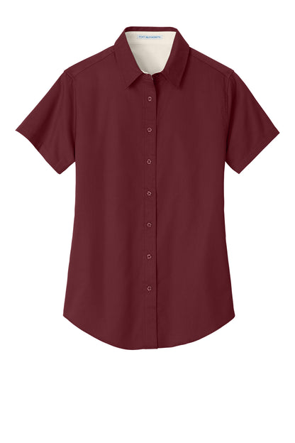 WOMEN'S FEMA BUTTON UP DRESS SHIRT-L508