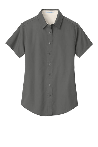 WOMEN'S FEMA BUTTON UP DRESS SHIRT-L508