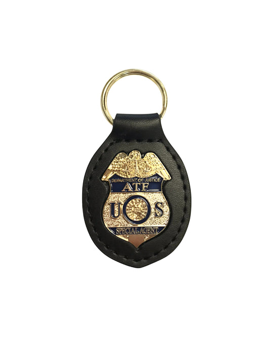 ATF LEATHER BACK KEY RING