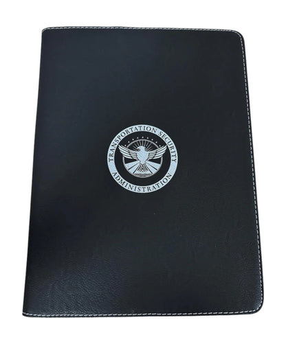 TSA INSIGNIA ZIPPERED LEATHERLETTE PADFOLIO