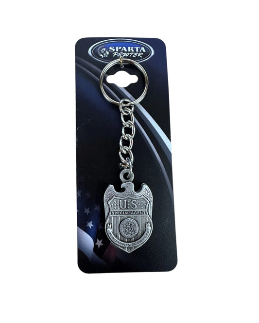 NCIS PEWTER KEY CHAIN