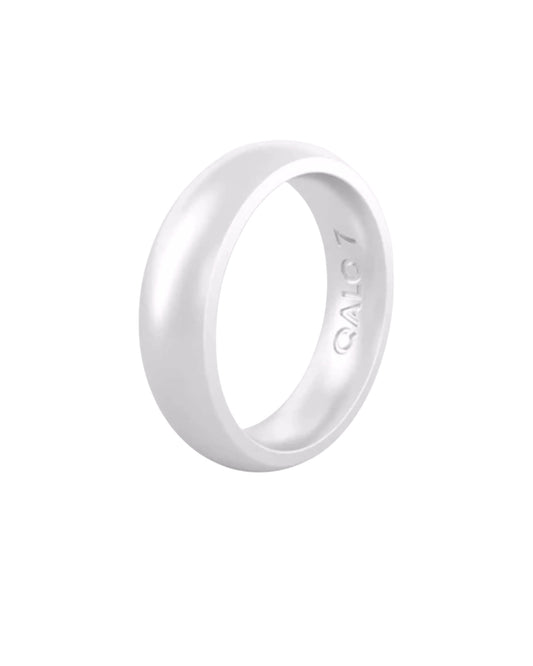 QALO WOMEN'S PEARL CLASSIC SILICONE RING