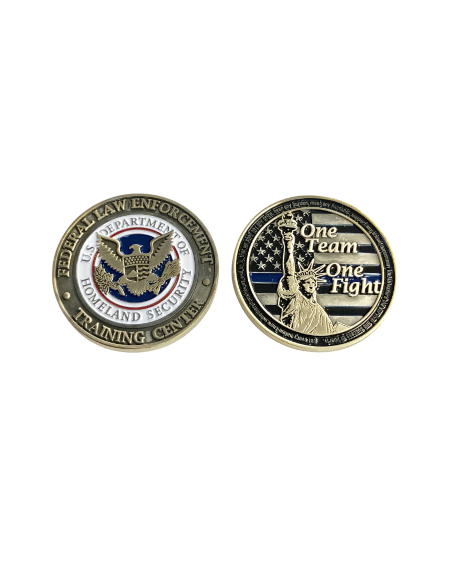 DHS FLETC CHALLENGE COIN