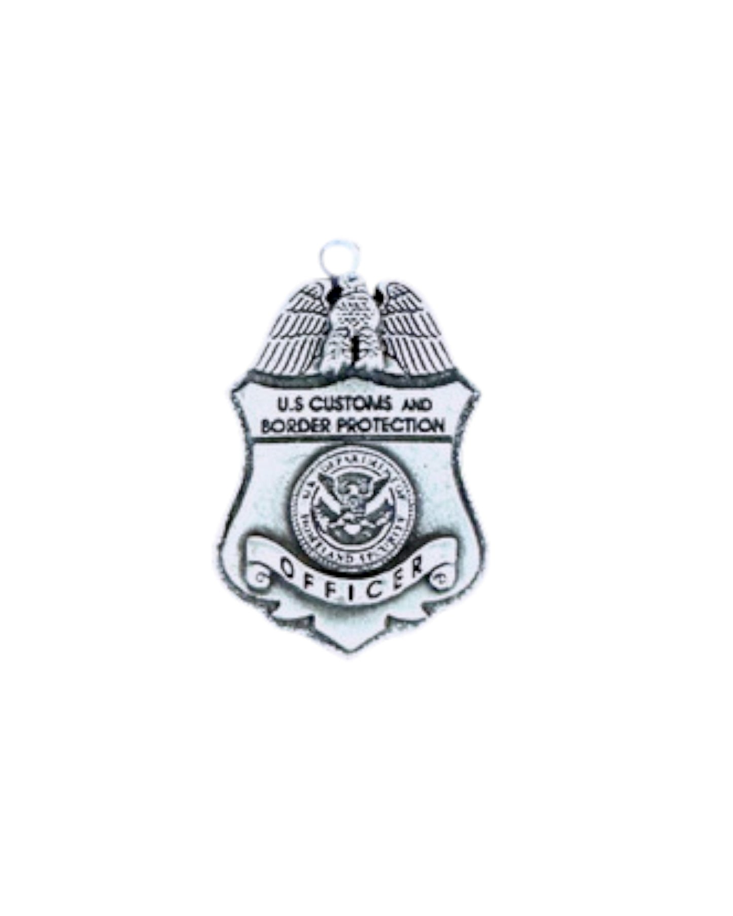 CBP OFFICER PEWTER LAPEL PIN