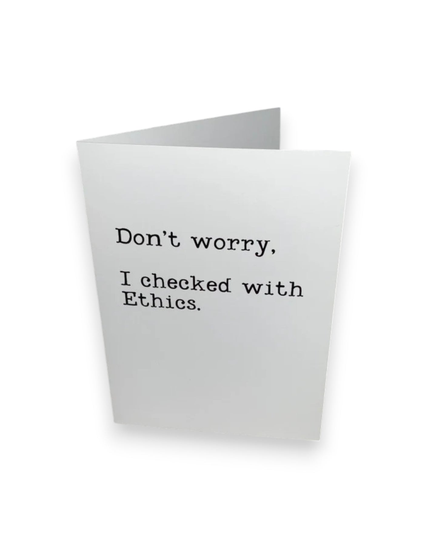 Don’t Worry Card