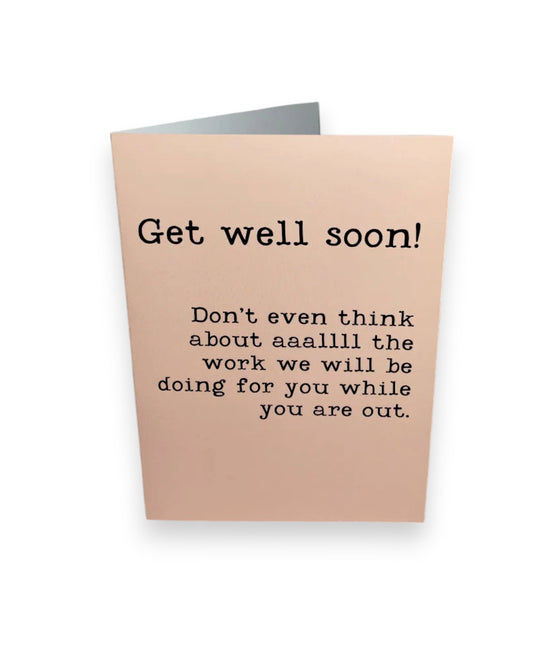 Get Well Soon Card