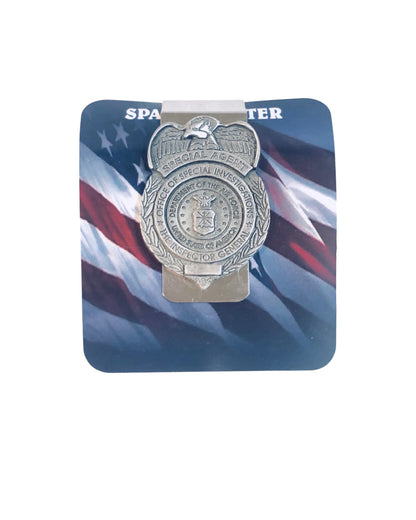 AFOSI PEWTER MONEY CLIP