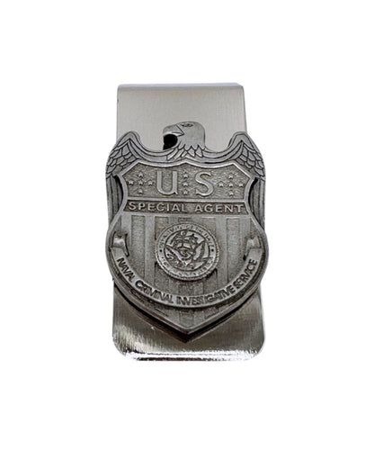 NCIS SPECIAL AGENT PEWTER MONEY CLIP