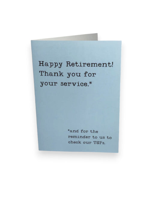 Happy Retirement Card