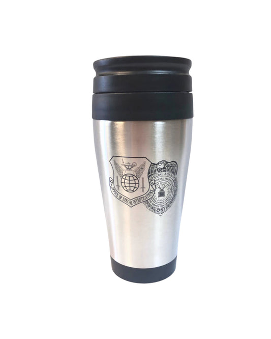 AFOSI STAINLESS STEEL TRAVEL MUG