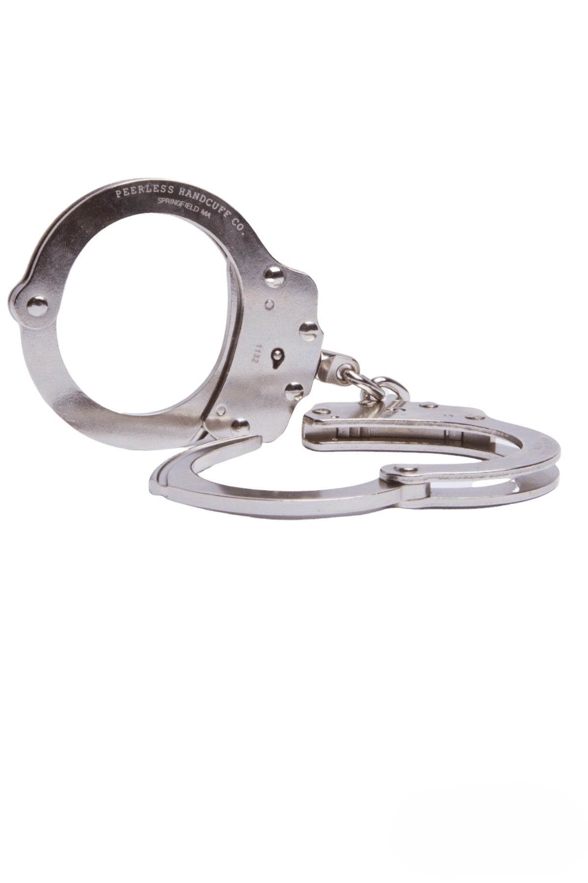 NICKEL FINISH CHAIN LINK HANDCUFF-700C