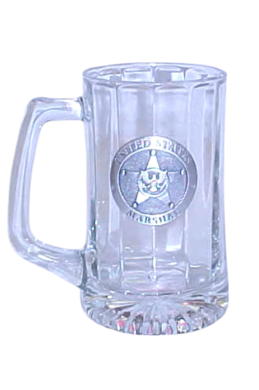 USMS PEWTER BADGE BEER MUG