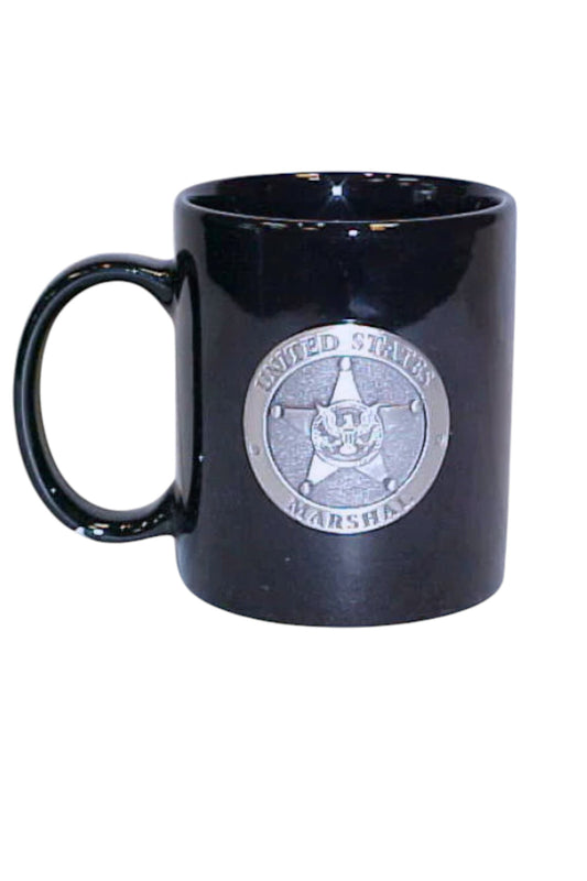 USMS COFFEE MUG WITH PEWTER STAR