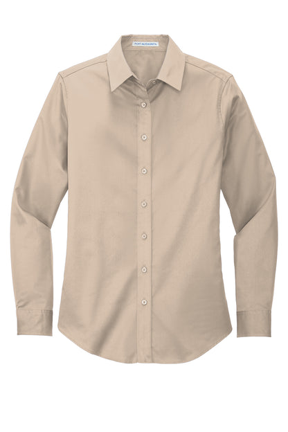 WOMEN'S FEMA BUTTON UP DRESS SHIRT-L608