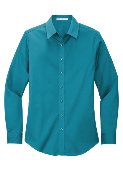 WOMEN'S FEMA BUTTON UP DRESS SHIRT-L608