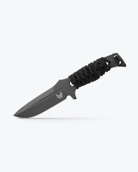 BENCHMADE FIXED ADAMAS / BLACK/ PARACORD /DROP-POINT