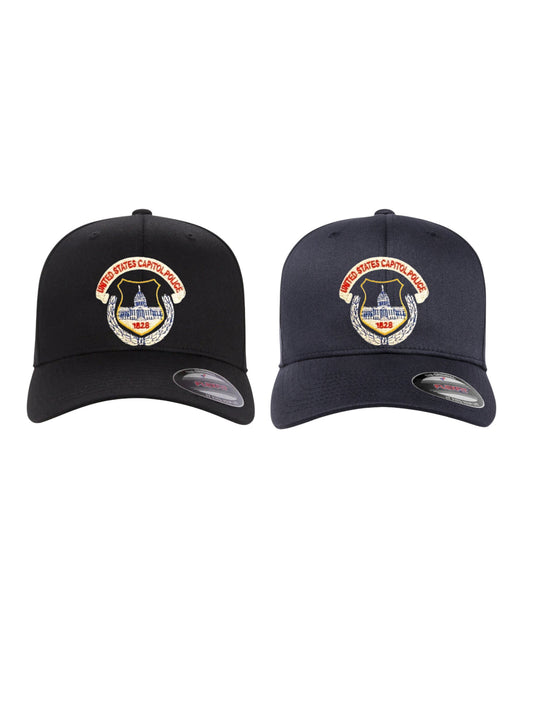 US CAPITOL POLICE SEAL EMBROIDERED ON FLEX FIT HAT