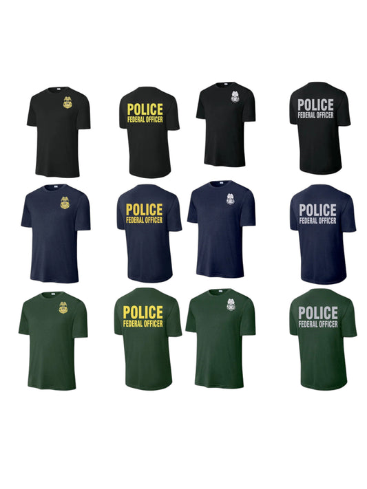 USFS ENFORCEMENT POLICE FEDERAL OFFICER T-SHIRT-5000