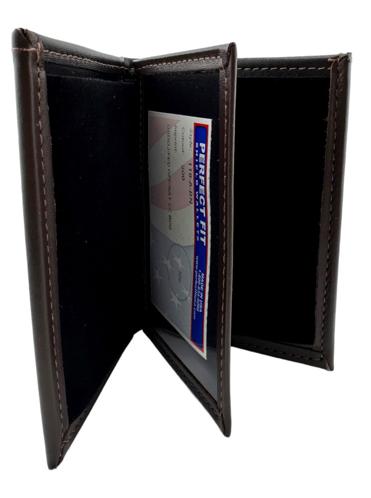 BOP BADGE WALLET 119-A USDOJ/FBOP-BROWN