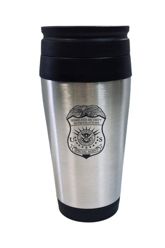 HSI STAINLESS STEEL TRAVEL MUG