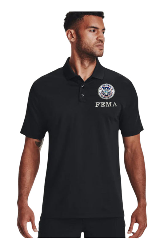 UNDER ARMOUR MEN'S FEMA TACTICAL POLO